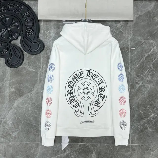 Luxury Hearts Chrome High Quality Long Sleeves Fashion Hoodie Printed Casual Wear Men's Hoodie Customisition Available