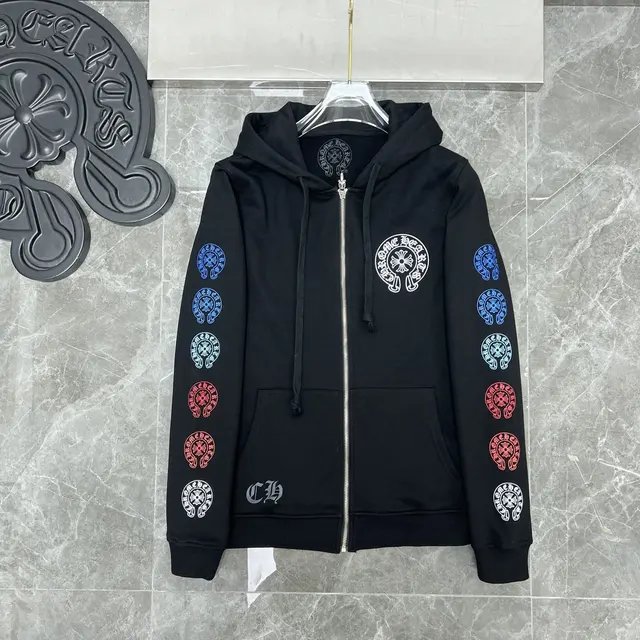 Luxury Hearts Chrome High Quality Long Sleeves Fashion Hoodie Printed Casual Wear Men's Hoodie Customisition Available