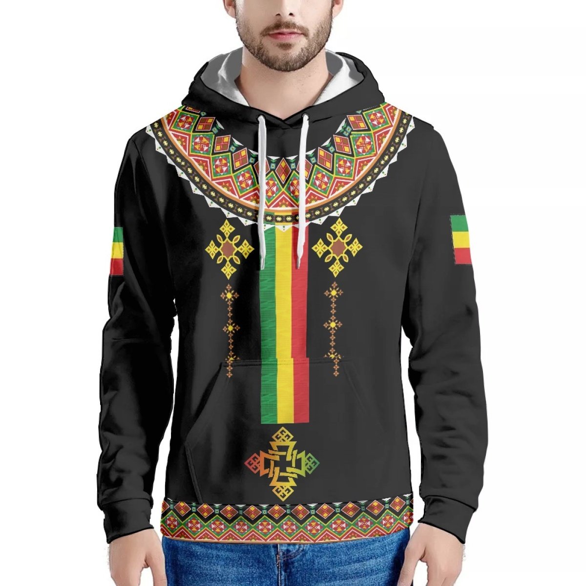 Customized Men's Hoodie High Quality Sweatshirts Hoodie For Men S-6XL Full Printed Hoodies Print On Demand Wholesale