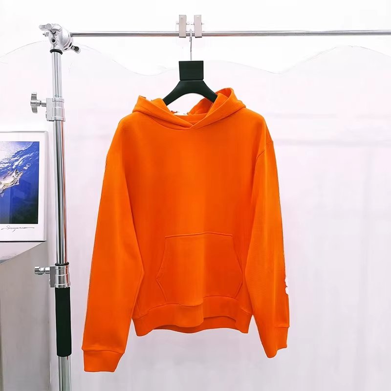 Top Quality 100% Cotton Men's Clothing Hoodies Sweatshirts Streetwear Tracksuits Denim Puff Printing Teares Hoodie for Men
