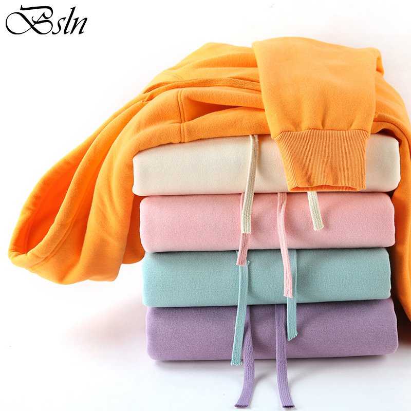 BSLN Custom Wholesale Streetwear Men'S Hoodies Print Unisex Plain High Quality Oversized Cotton hoodie