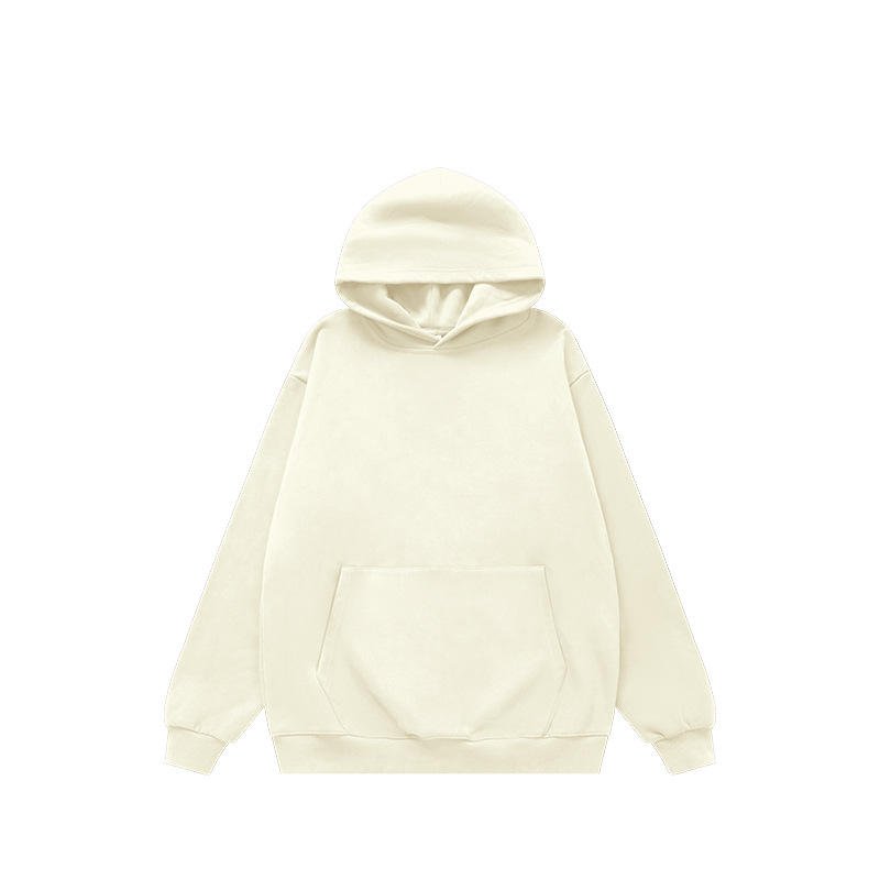 High Quality 500 GSM Cotton Thick Blank Plain Heavyweight Oversized Hoodies No String Unisex Custom Logo Plus Size Men's Hoodies