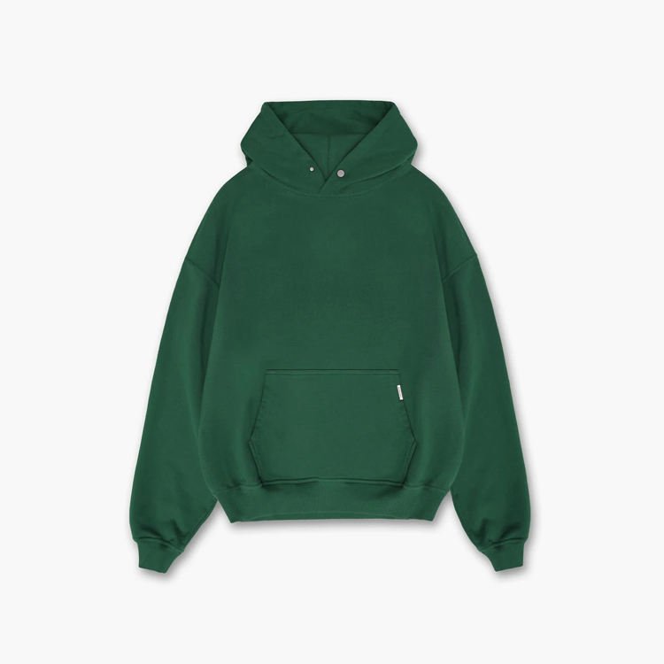 Custom knitted Breathable 100% Organic Cotton Embroidered puff print Pullover Men's Hoodies & Sweatshirts
