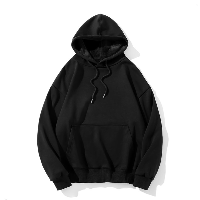 Customized DTG design men's hoodie High quality custom logo 500g heavyweight plush shoulder pocket hoodie (unisex)