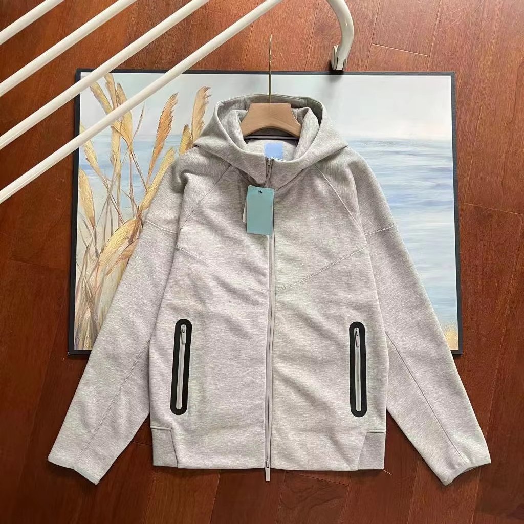 TECH FLEECE New men's and women's new zipper hooded leisure sports knitted multi-color coat