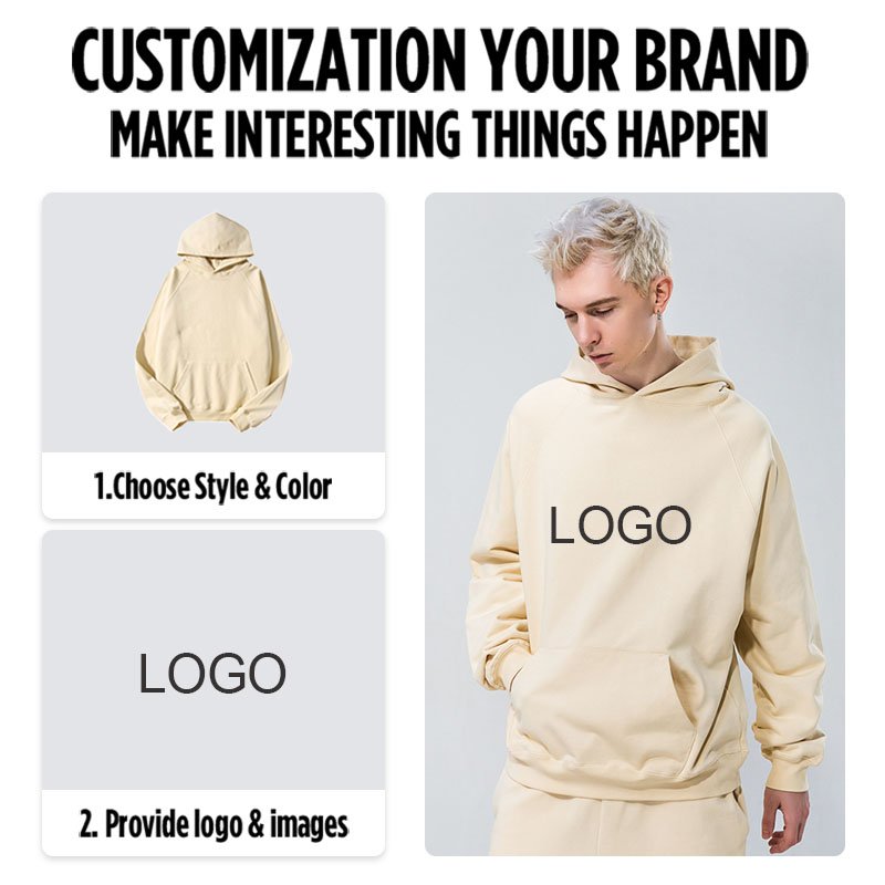 Wholesale Custom Embroidery Fleece Men Full Zip Customized French Terry Men Full Face Zip Up Puff Print Hoodie