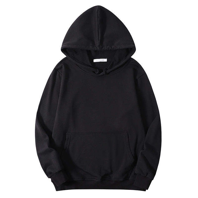OEM Logo Reflective Letters Men's High Quality Fitness Hoodie Printed French Terry Cotton Blank Plus Size with Long Sleeve