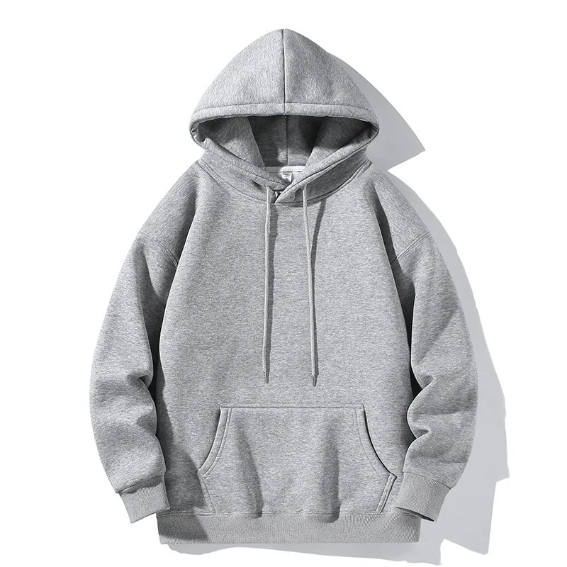 Men Fashion Hooded Sweatshirt Men Streetwear Hip Hop Loose Pullover Hoodie Men's Pocket Hoody M-3XL