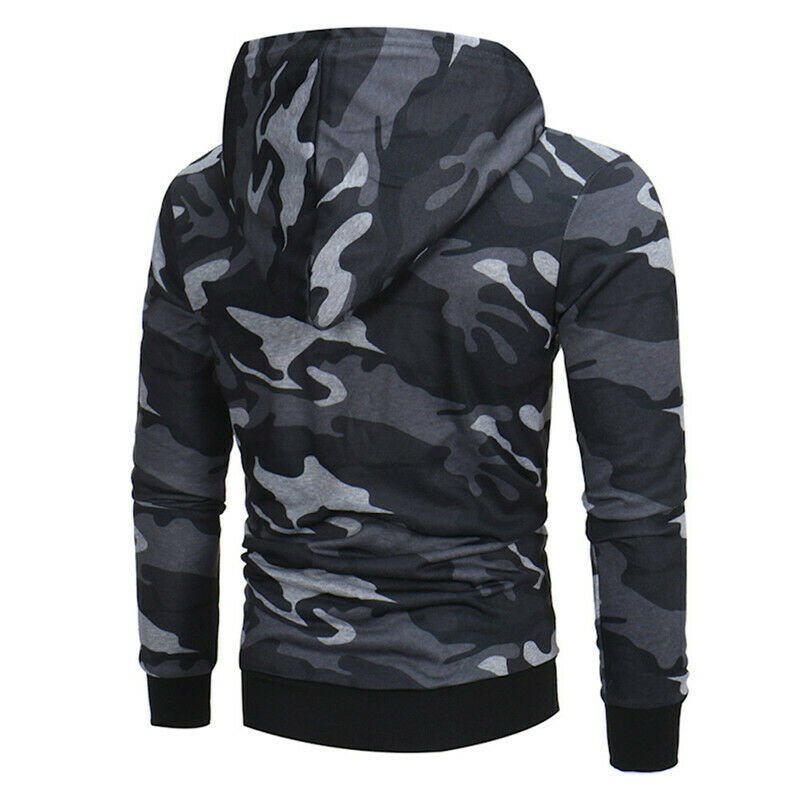 Men's Customized High Quality Camouflage Designed Hoodies For Men 100% Cotton Hood For Sale