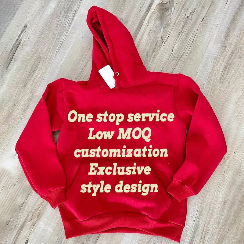 Custom Letters 3D Puff Print Men's Hoodies Pullover Unisex Hoodies