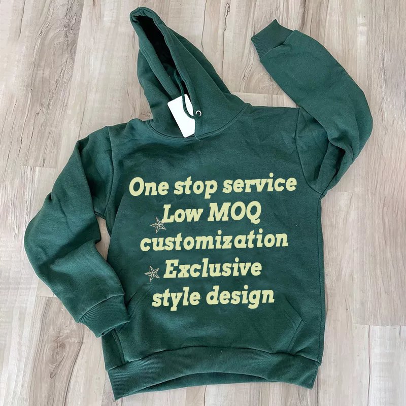 Custom Letters 3D Puff Print Men's Hoodies Pullover Unisex Hoodies