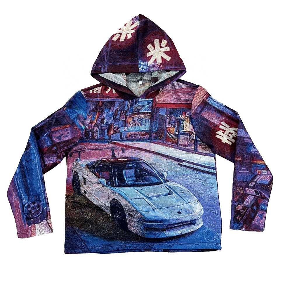 Men's Plus Size Basketball Star Kobee Hoodie Hip Hop Streetwear Pullover with Embossed Heat Sublimation Printing ODM Supply