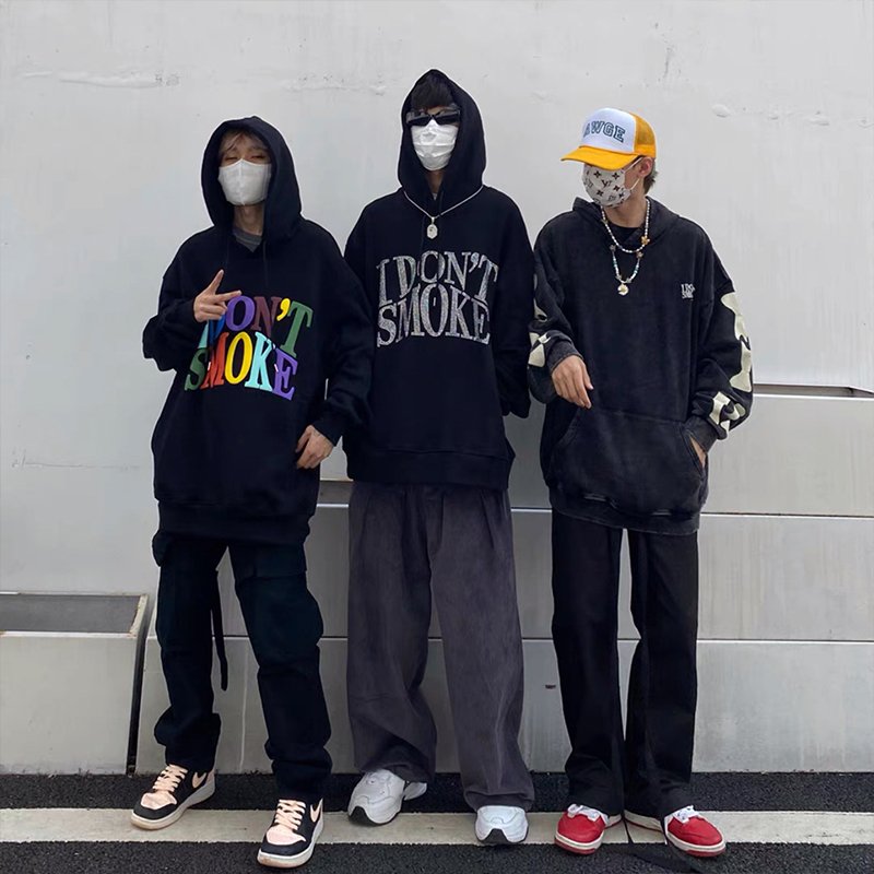 2021 Autumn Street Wear Long Sleeve Wholesale Men's Hoodies & Sweatshirts Full Zip Up Custom Logo Rhinestone Hoodie
