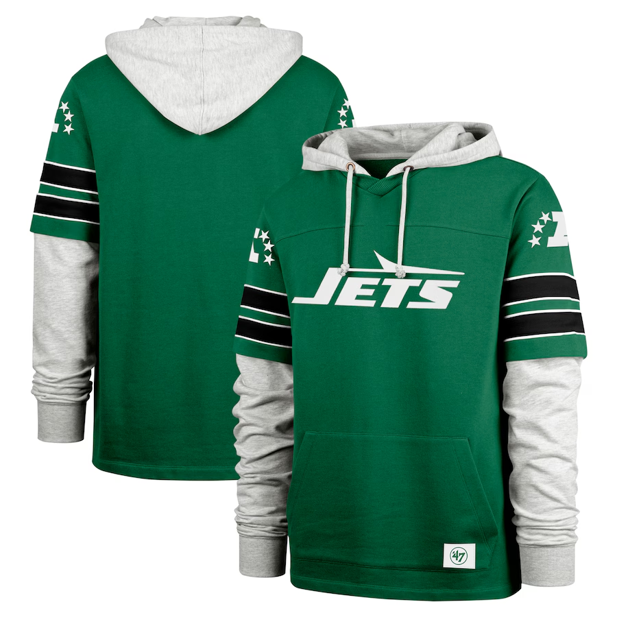 Factory direct autumn loose and comfortable men's hoodie, spliced printed rugby hoodie