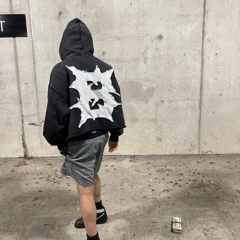 wholesale men cropped thick custom hoodie manufacturer high quality luxury graphic embroidery crop top acid wash cut hoodies