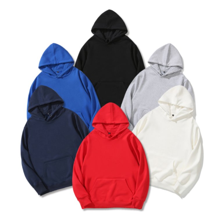 Custom logo 100% cotton men hoodie sweatshirts clothing blank oversize hoodie unisex plus size pullover men's hoodies