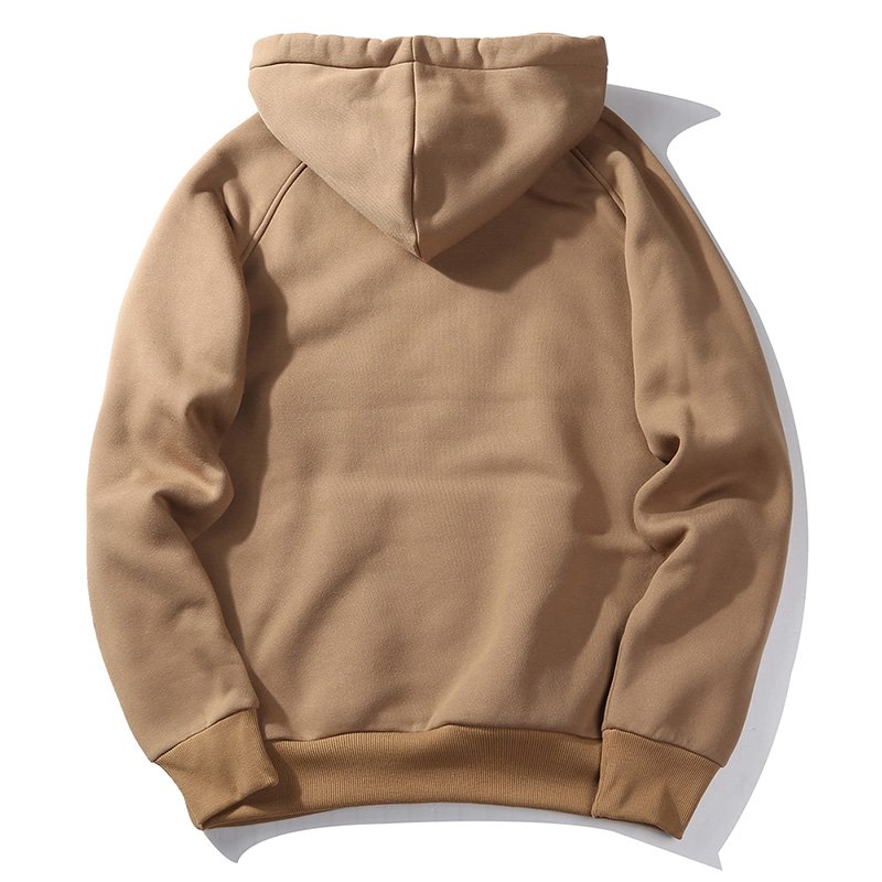 High Quality 100% Cotton Men's Hoodie Sweatshirts Unisex Streetwear Pullover Wholesale Custom Embroidery Logo Blank Men Hoodies