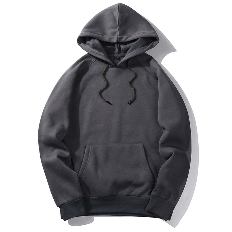 High Quality 100% Cotton Men's Hoodie Sweatshirts Unisex Streetwear Pullover Wholesale Custom Embroidery Logo Blank Men Hoodies