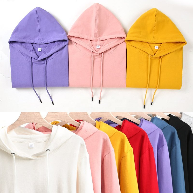 Men's 100%cotton Blank Thick French Terry Luxury Quality Heavy Weight Oversized Fit Custom Print Logo Men's Hoodies&sweatshirts