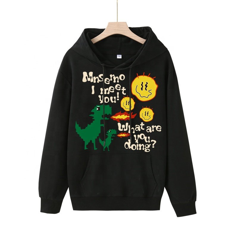 Men's 100%cotton Blank Thick French Terry Luxury Quality Heavy Weight Oversized Fit Custom Print Logo Men's Hoodies&sweatshirts