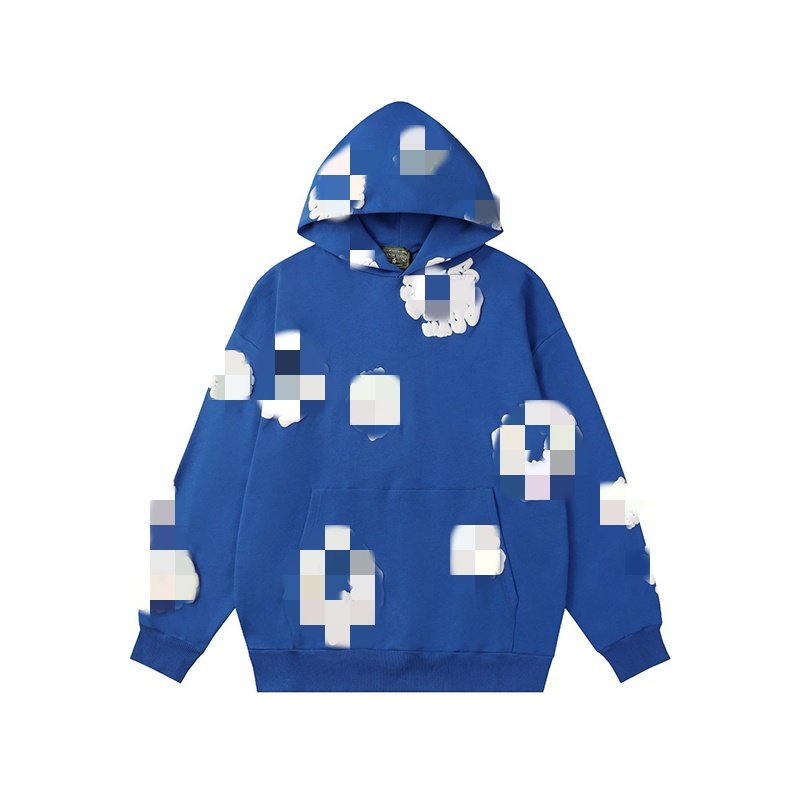 100% Cotton Men's Clothing Tracksuits Street Wear Plus Size Floral Logo Denim Tears Hoodie 1 To 1
