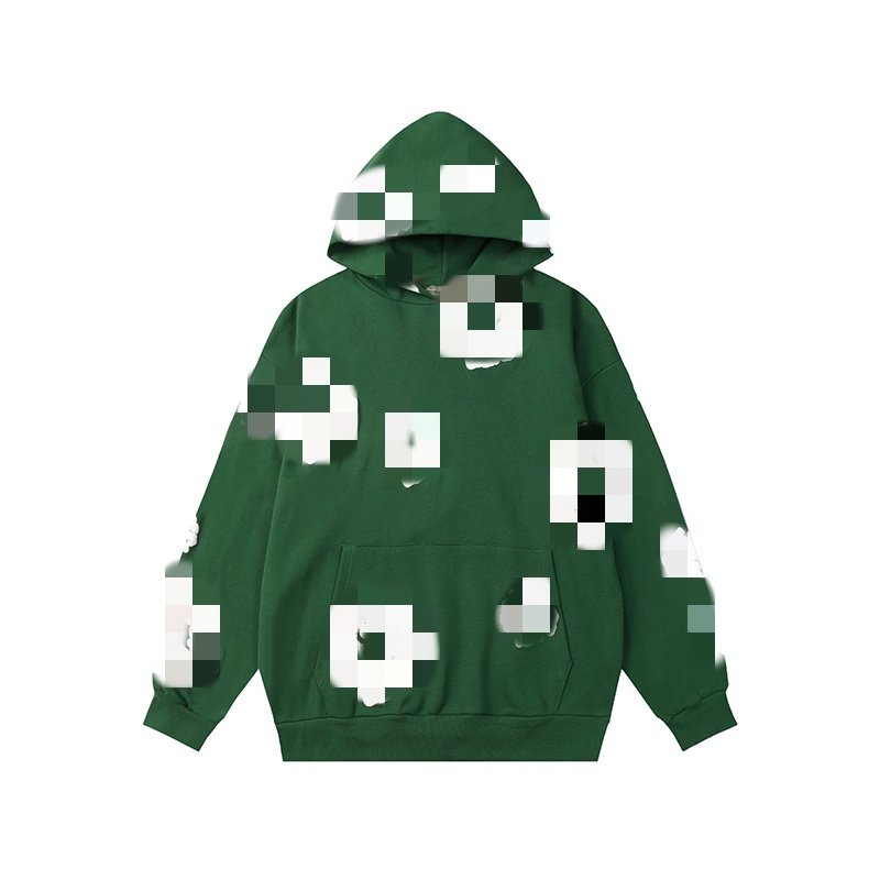 100% Cotton Men's Clothing Tracksuits Street Wear Plus Size Floral Logo Denim Tears Hoodie 1 To 1