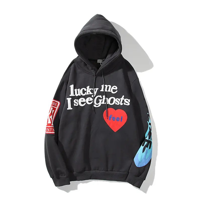 Wholesale Custom Full Printing Plain Blank Men's Hoodies Hooded Sweatshirt Pullover Sublimation Hoodie