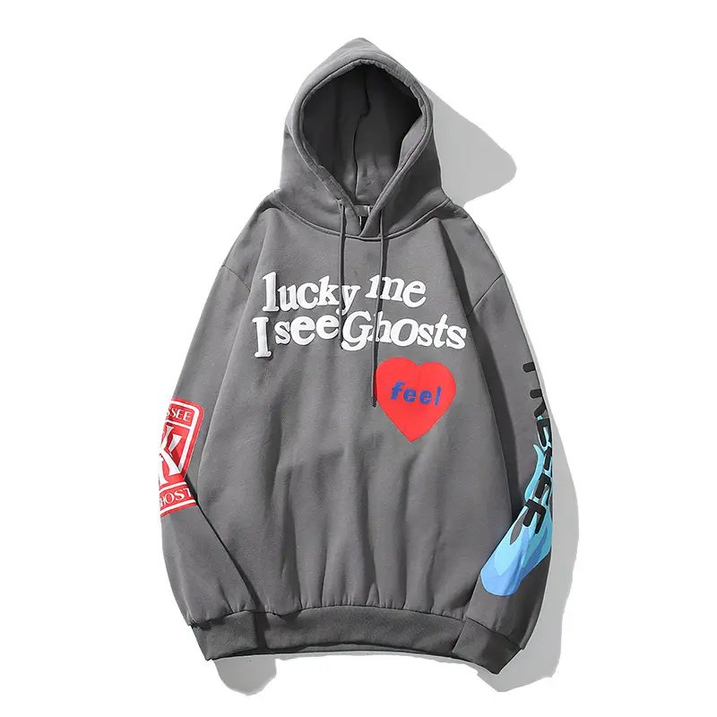 Wholesale Custom Full Printing Plain Blank Men's Hoodies Hooded Sweatshirt Pullover Sublimation Hoodie