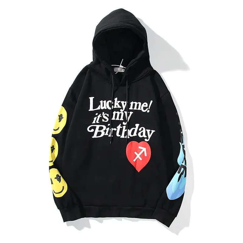 Wholesale Custom Full Printing Plain Blank Men's Hoodies Hooded Sweatshirt Pullover Sublimation Hoodie