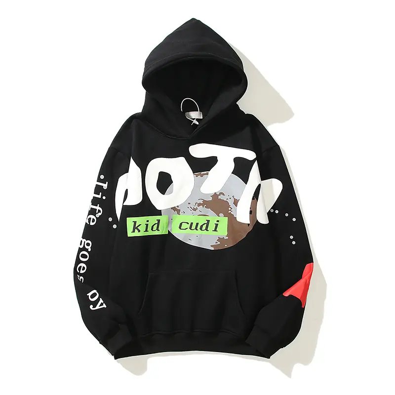 Wholesale Custom Full Printing Plain Blank Men's Hoodies Hooded Sweatshirt Pullover Sublimation Hoodie