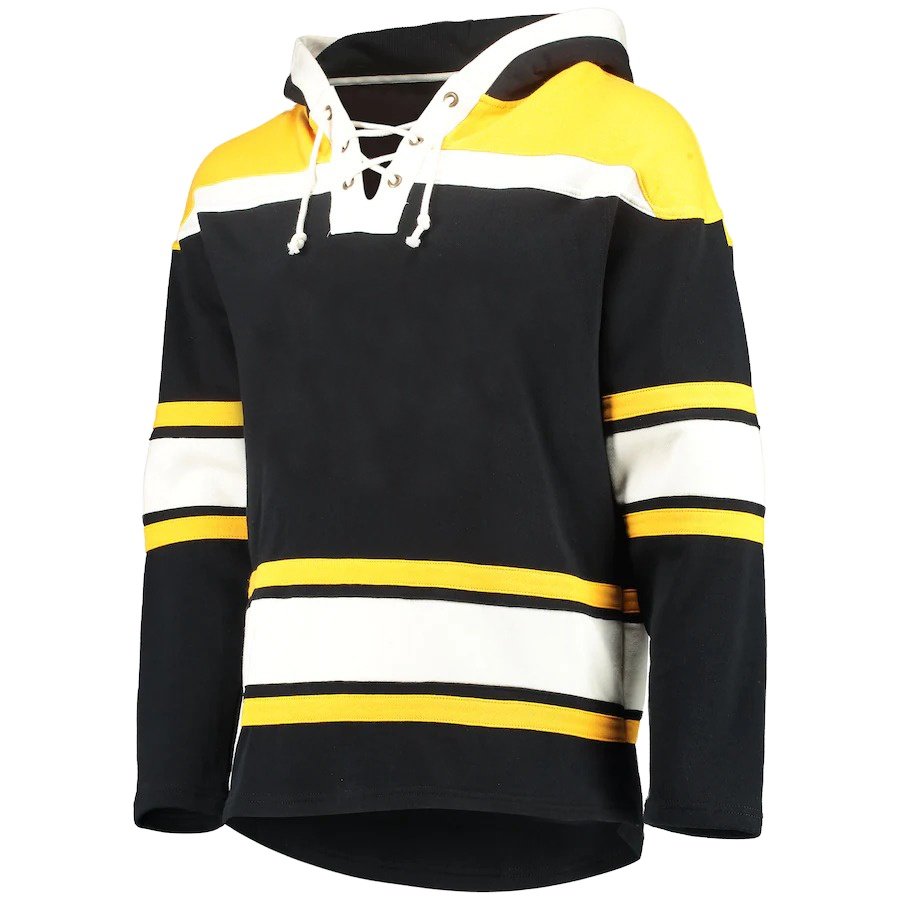 2021 new blank men's hoodie hockey jerseys sublimated embroidery hockey hoodies with laces up pullover casual hoodie