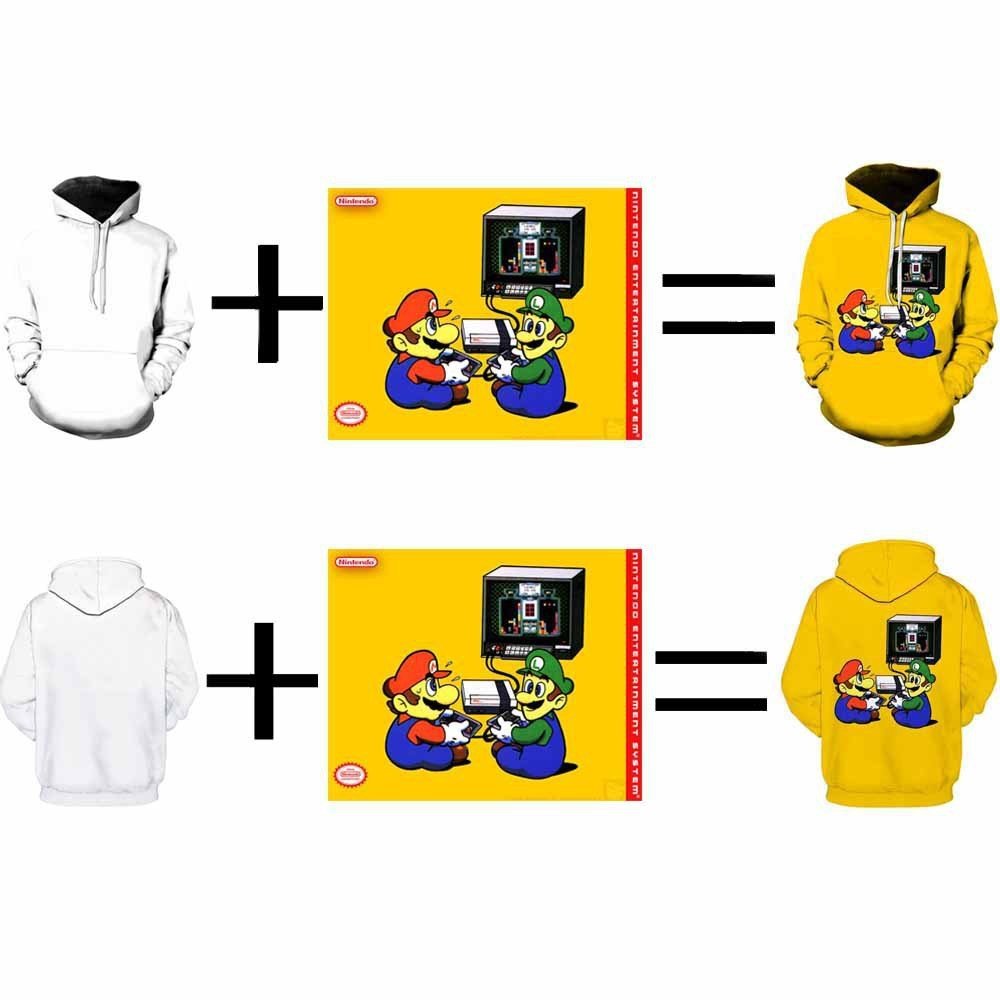High Quality Oversize hoodies unisex Drop Shoulder Plain Blank Custom 3D digital printing men's hoodies & sweatshirts