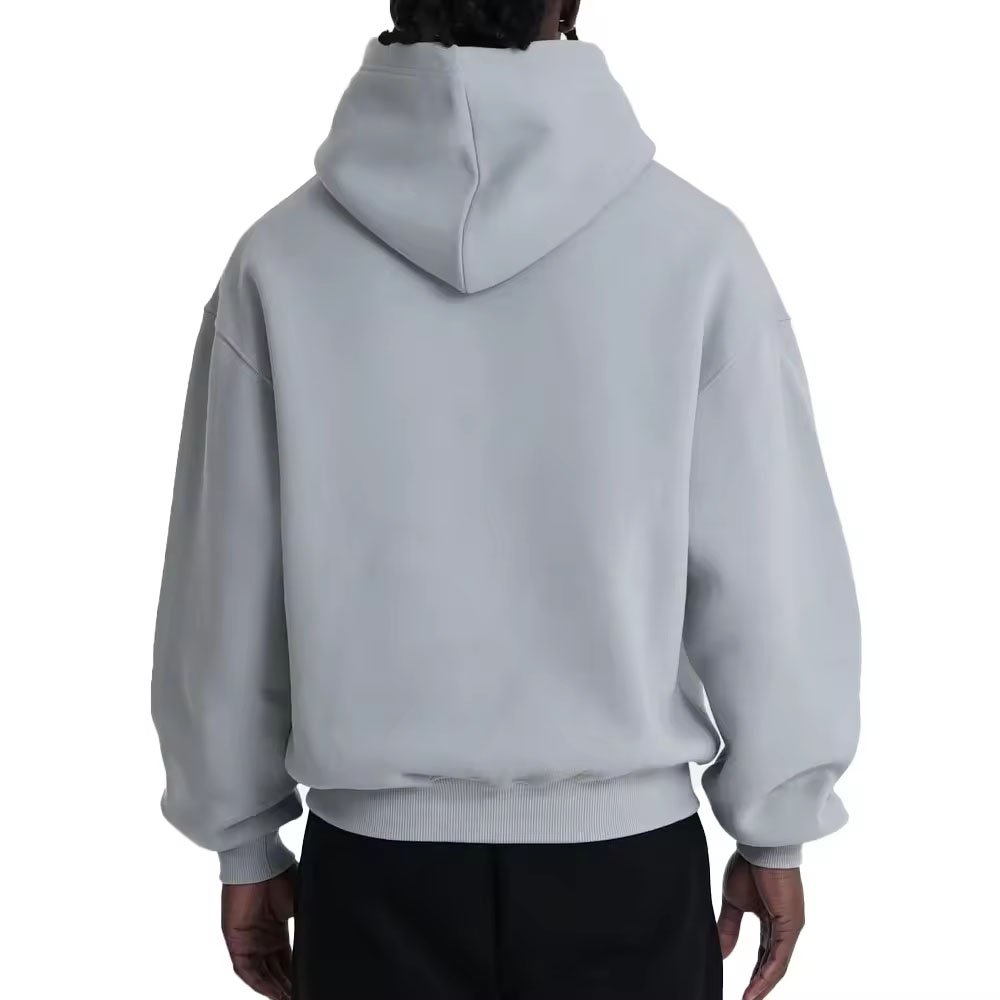 350 GSM Custom Logo No Strings Hoodies French Terry Oversized Drop Shoulder Hoodies Custom Sweatshirt Hoodie For Men