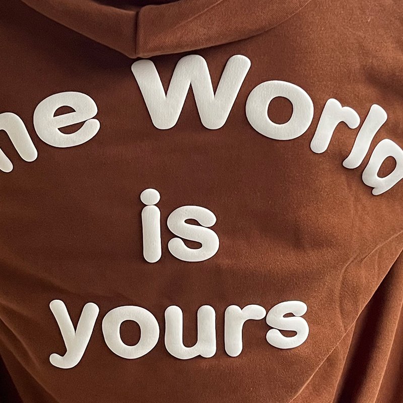 Clothing manufacturers embroidery hoodie logo custom puff print oversized streetwear hoodies for men