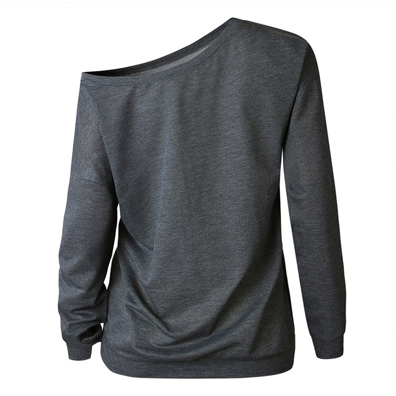 Customized Hollow Out Top drop Off Shoulder Women's shirt Casual fashion Sports Yoga Wear Quick Dry Hoodies & Sweatshirts