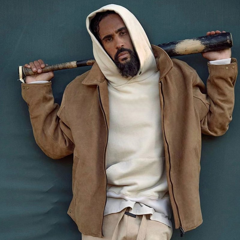Wholesale Cotton Fleece Oversized Hoodie French Terry Pullover Heavyweight Hoodie Drop Shoulder Custom Men's Hoodies C07