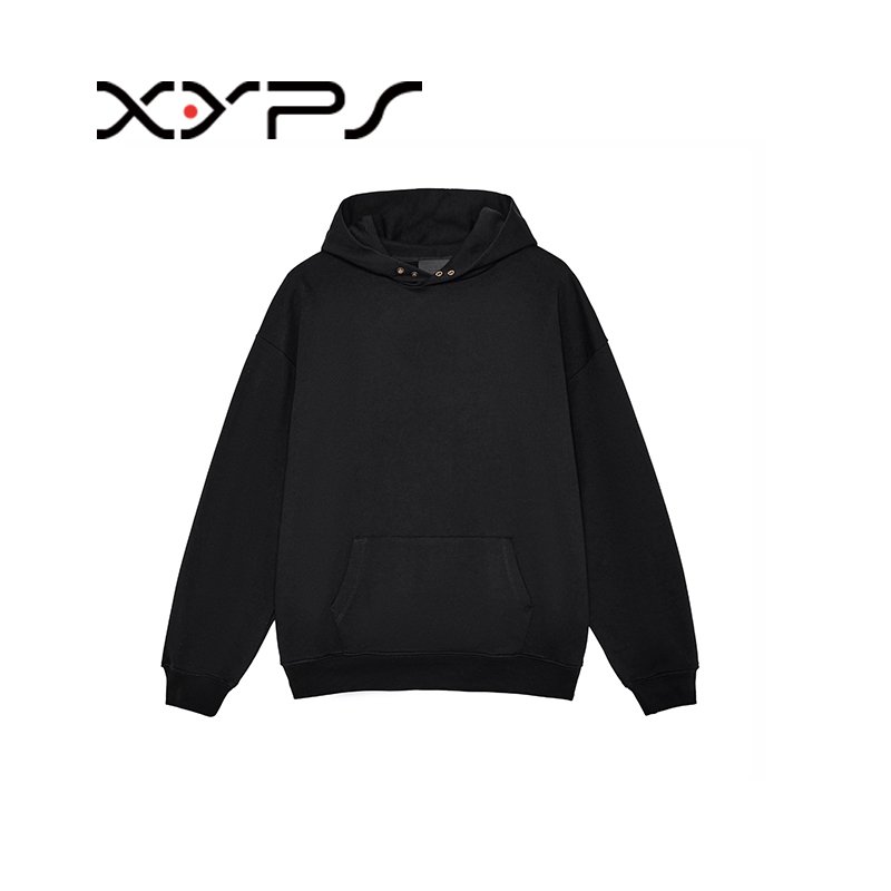 Wholesale Cotton Fleece Oversized Hoodie French Terry Pullover Heavyweight Hoodie Drop Shoulder Custom Men's Hoodies C07