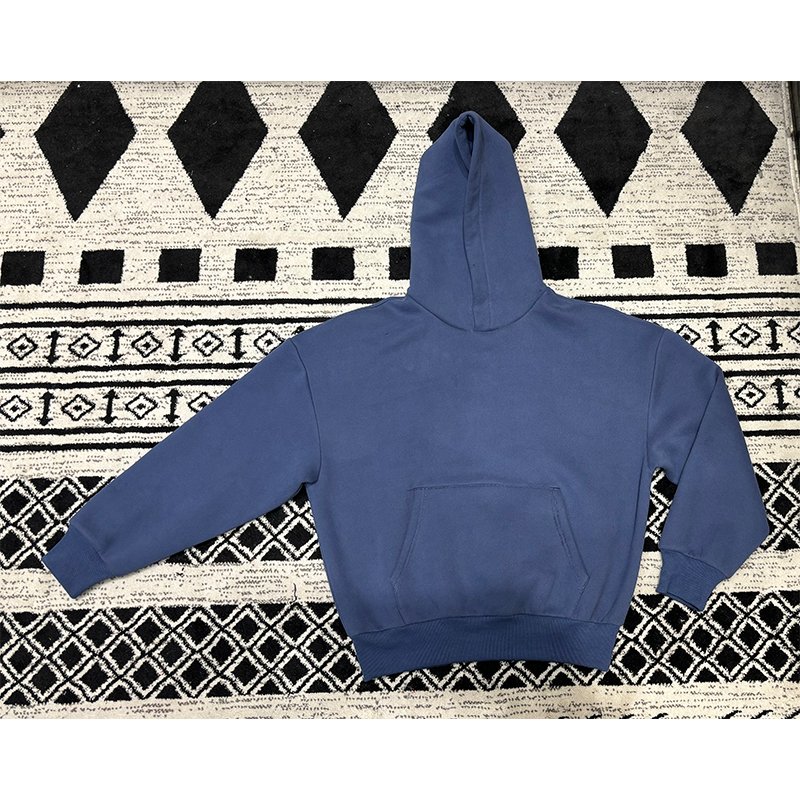 Custom Logo Clothe Brand 500gsm 600gsm Men's Fleece Hoodie Cotton Heavy Weight Drop Shoulder Oversize Boxy Fit Cropped Hoodies