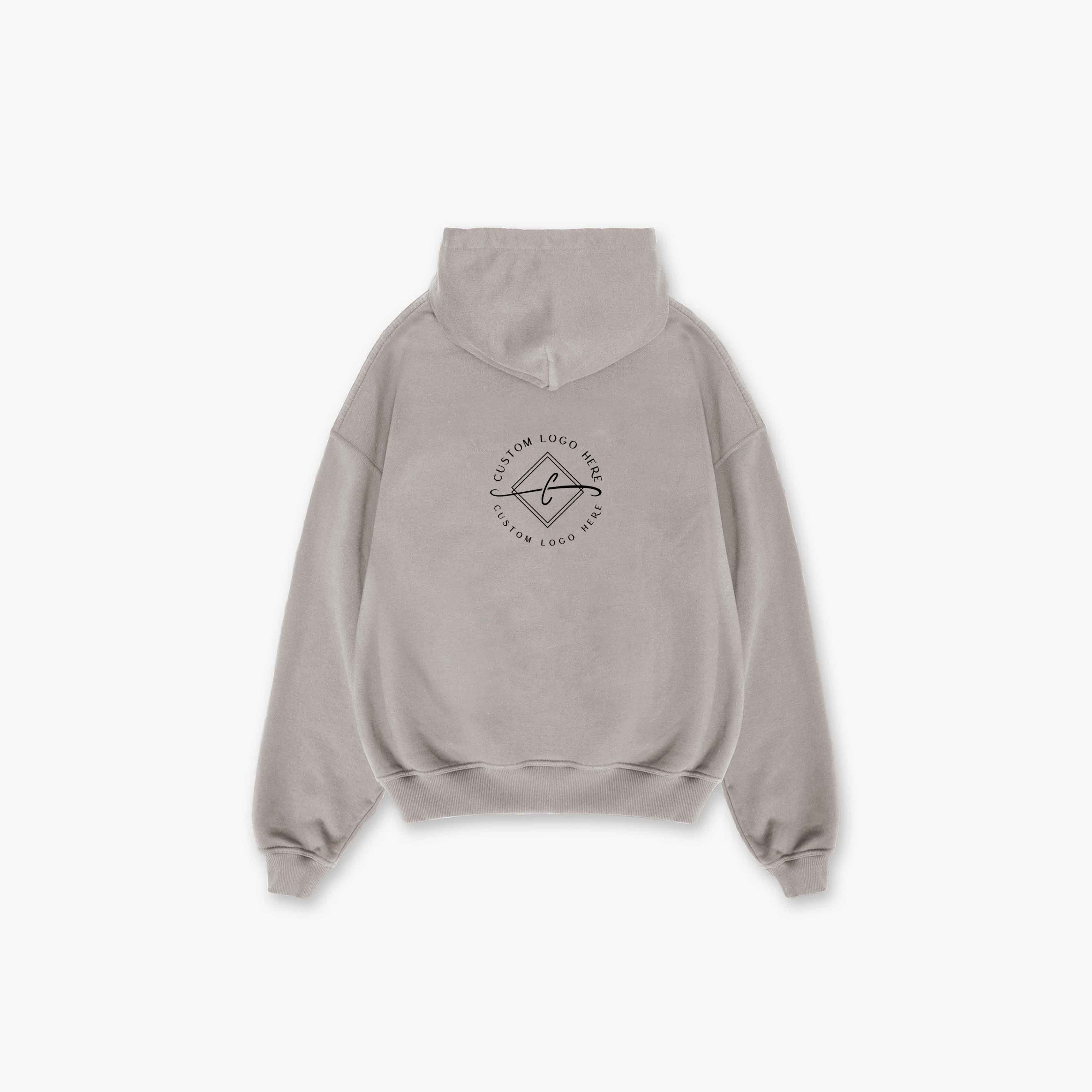 custom men's hoodie drop shoulder high quality 100% cotton french terry hooded sweatshirt oversize fit pullover mens hoodies
