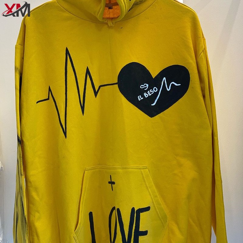 Manufacturer Men Cotton Unisex Pullover Printing Sports Custom Logo Embroidery Sweatshirt Plus Size Men's Hoodies