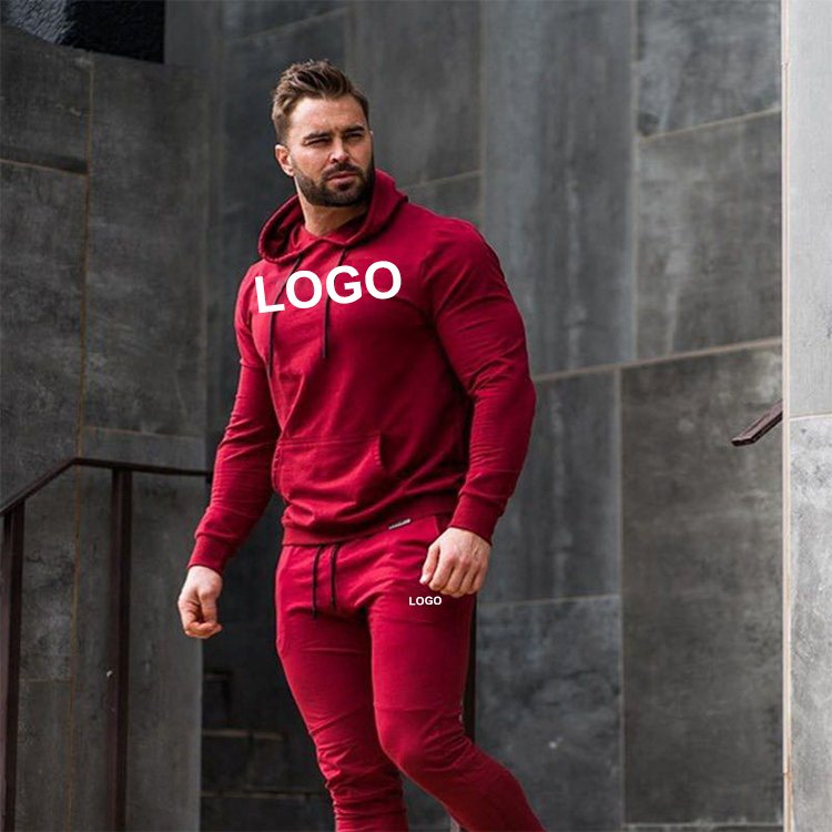 High Quality Bulk Logo Printed Fashion Designer Men'S Streetwear Sport Gym Hoodie