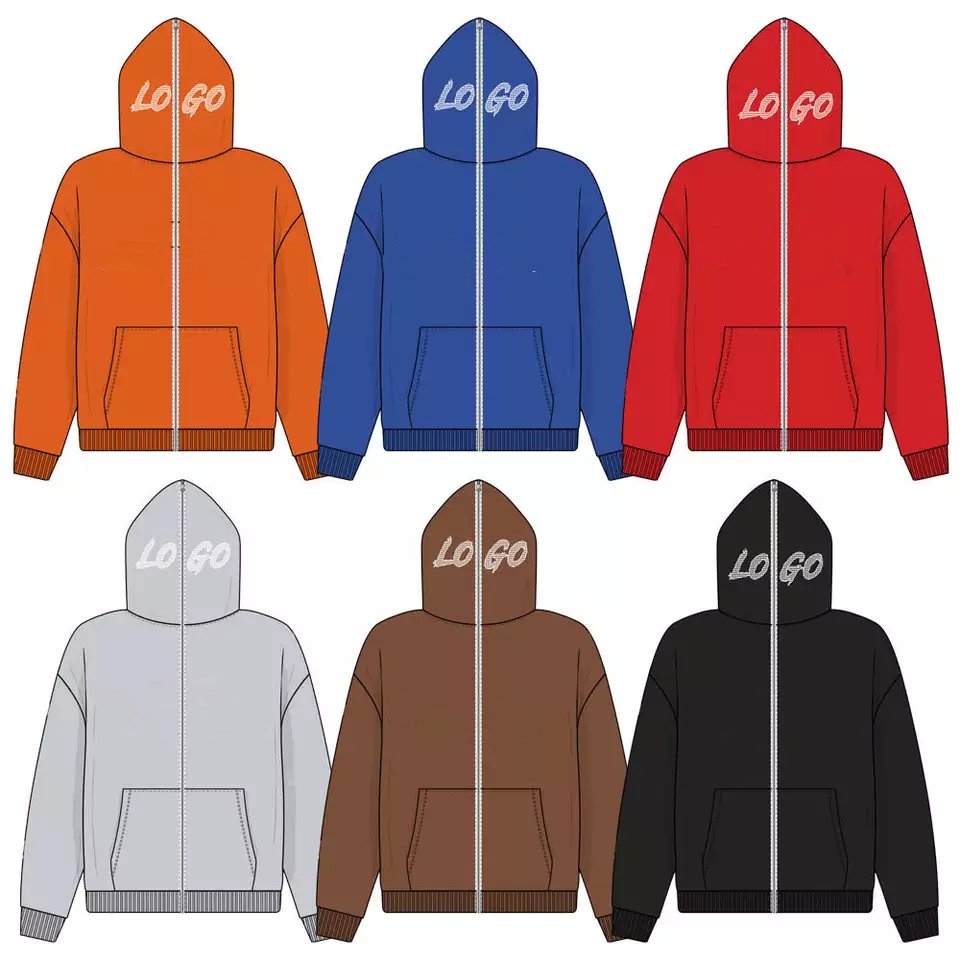 New Design Rhinestone Full Face Zip Up Hoodie Over Men's Hoodies Custom Logo Hip Hop Men zipper Hoodie