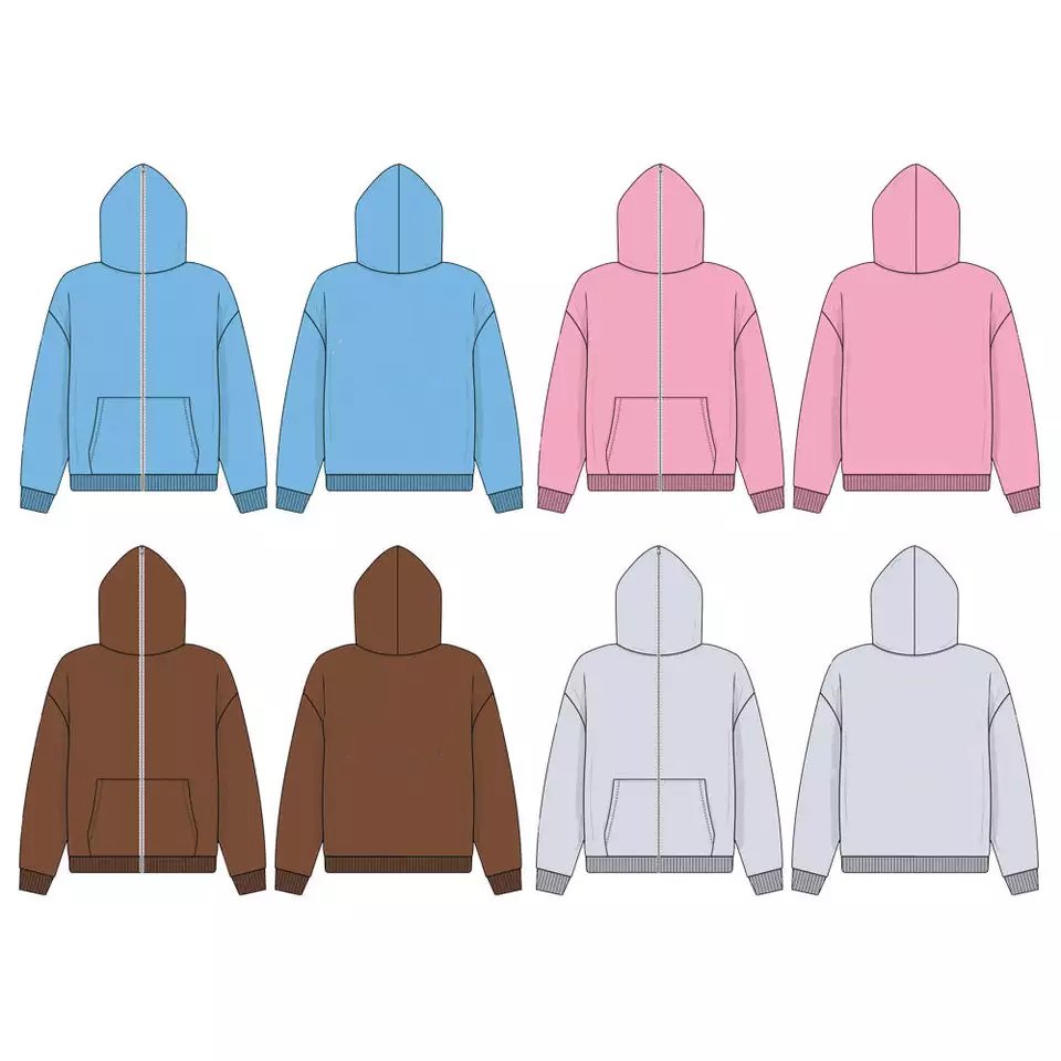 New Design Rhinestone Full Face Zip Up Hoodie Over Men's Hoodies Custom Logo Hip Hop Men zipper Hoodie