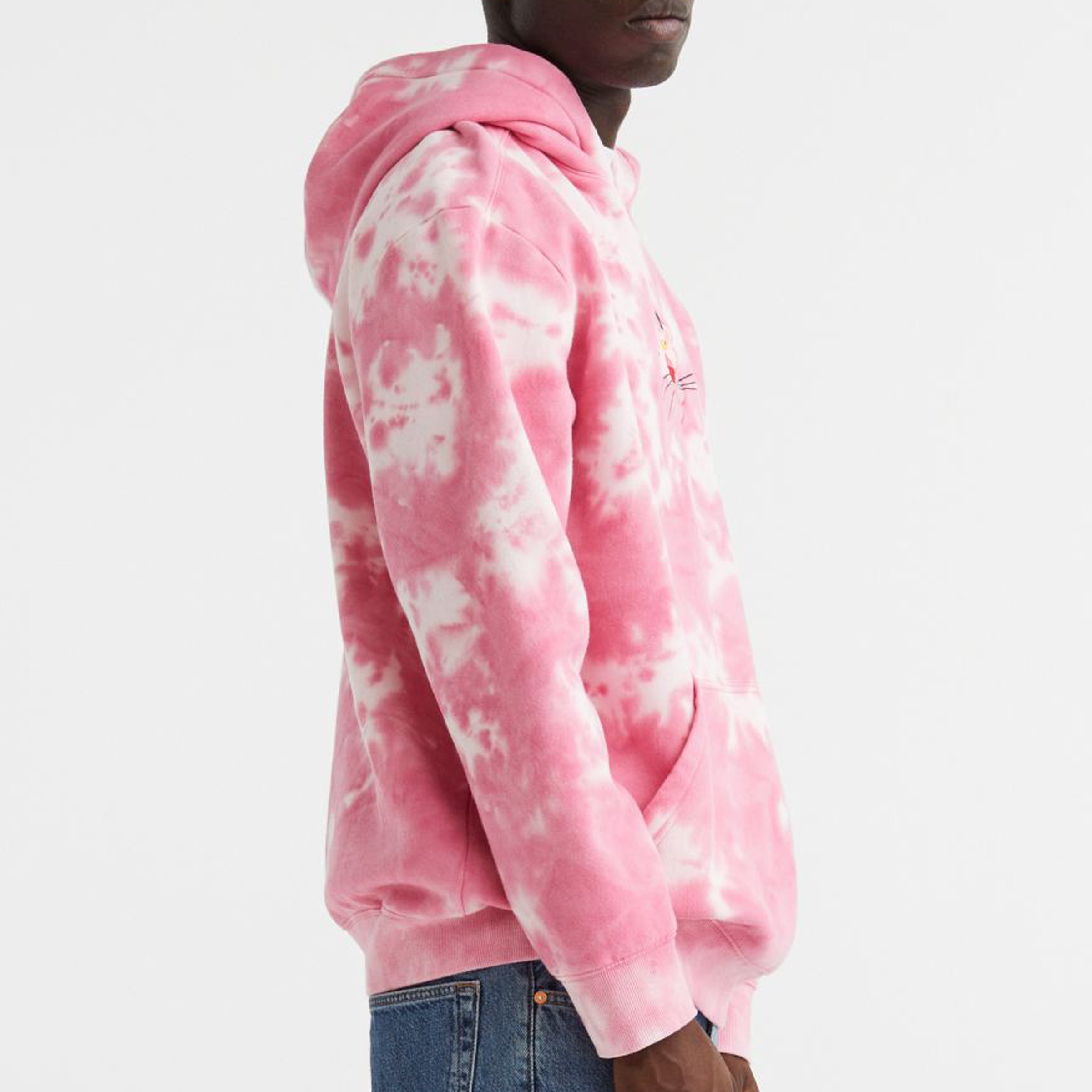 Jicai Custom Men's Hoodie Heavy Weight Organic Cotton Plus Size 600 Gsm Blank Embroidered Solid Pattern Washed Hooded Collar