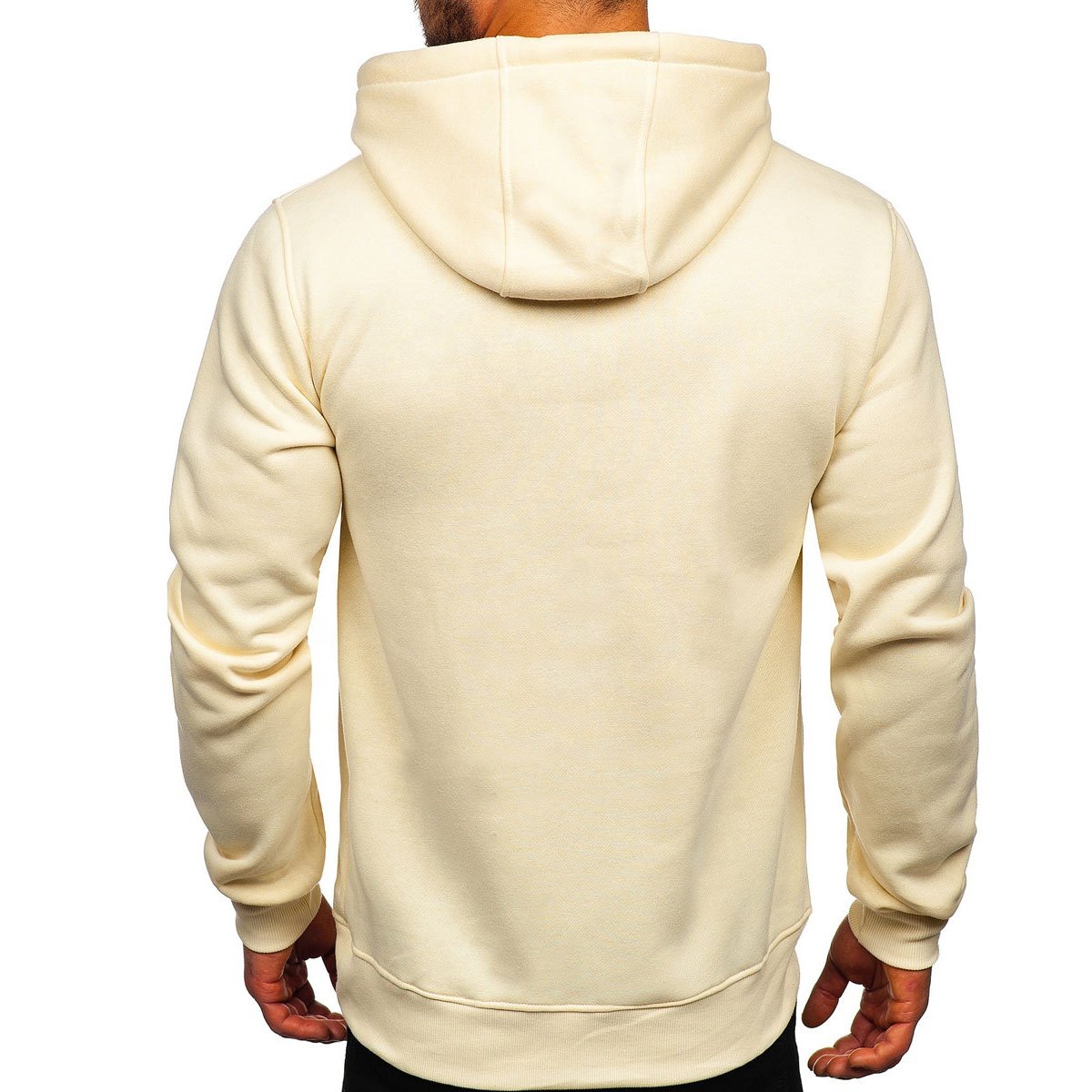 Men's Long Sleeved Hoodie Cotton 75% Polyester 25% Custom Logo Oversized Hoodies