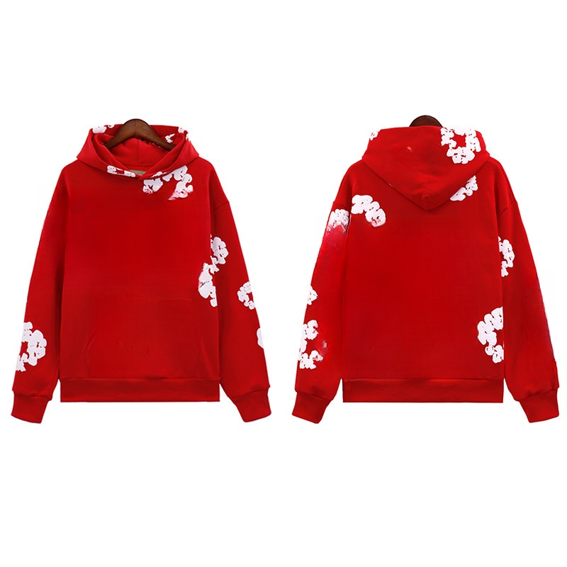Unisex 1:1 Hoodie with Tears Pattern Loose Casual Thickened Knitted Sweatshirt Men Women Winter New Foreign Trade 3D Clothing