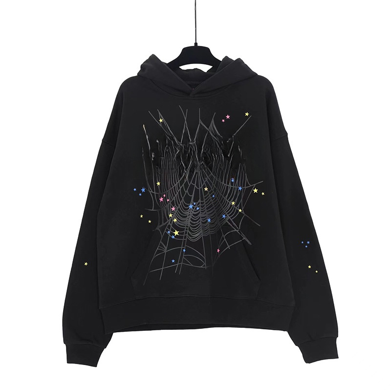 Unisex 1:1 Hoodie with Tears Pattern Loose Casual Thickened Knitted Sweatshirt Men Women Winter New Foreign Trade 3D Clothing