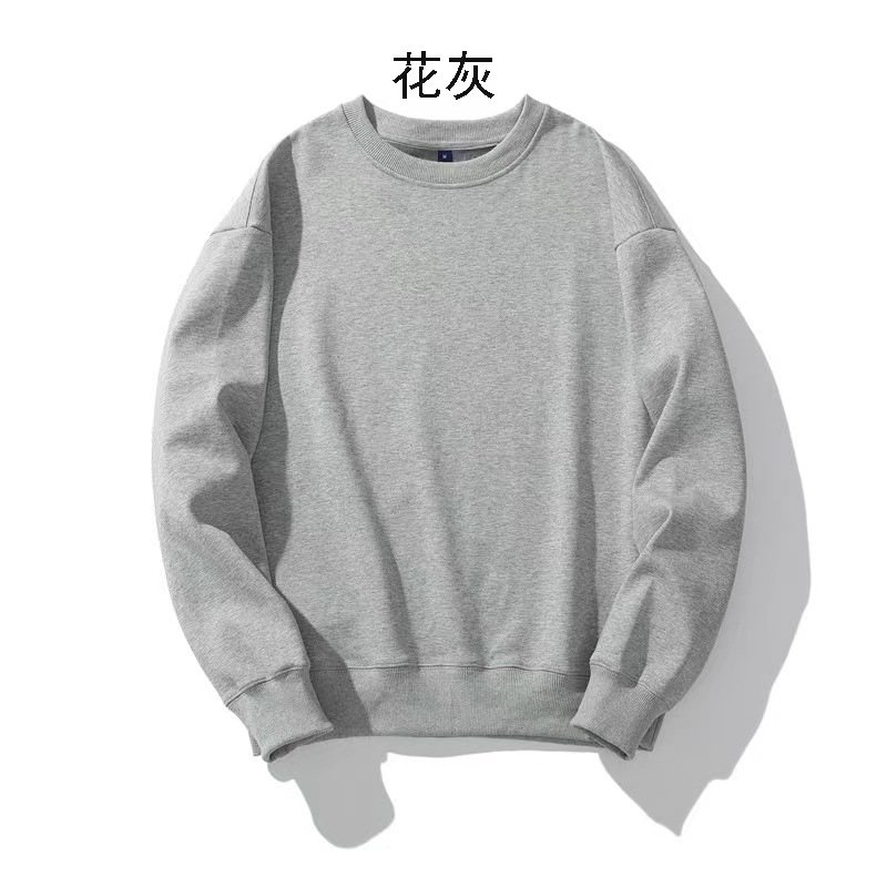 Oversized 100% polyester men's womens crewneck sweatshirts pullover long sleeve sublimation hoodies wholesale for hot printing