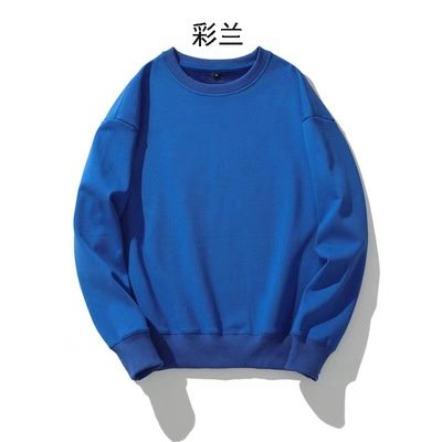 Oversized 100% polyester men's womens crewneck sweatshirts pullover long sleeve sublimation hoodies wholesale for hot printing