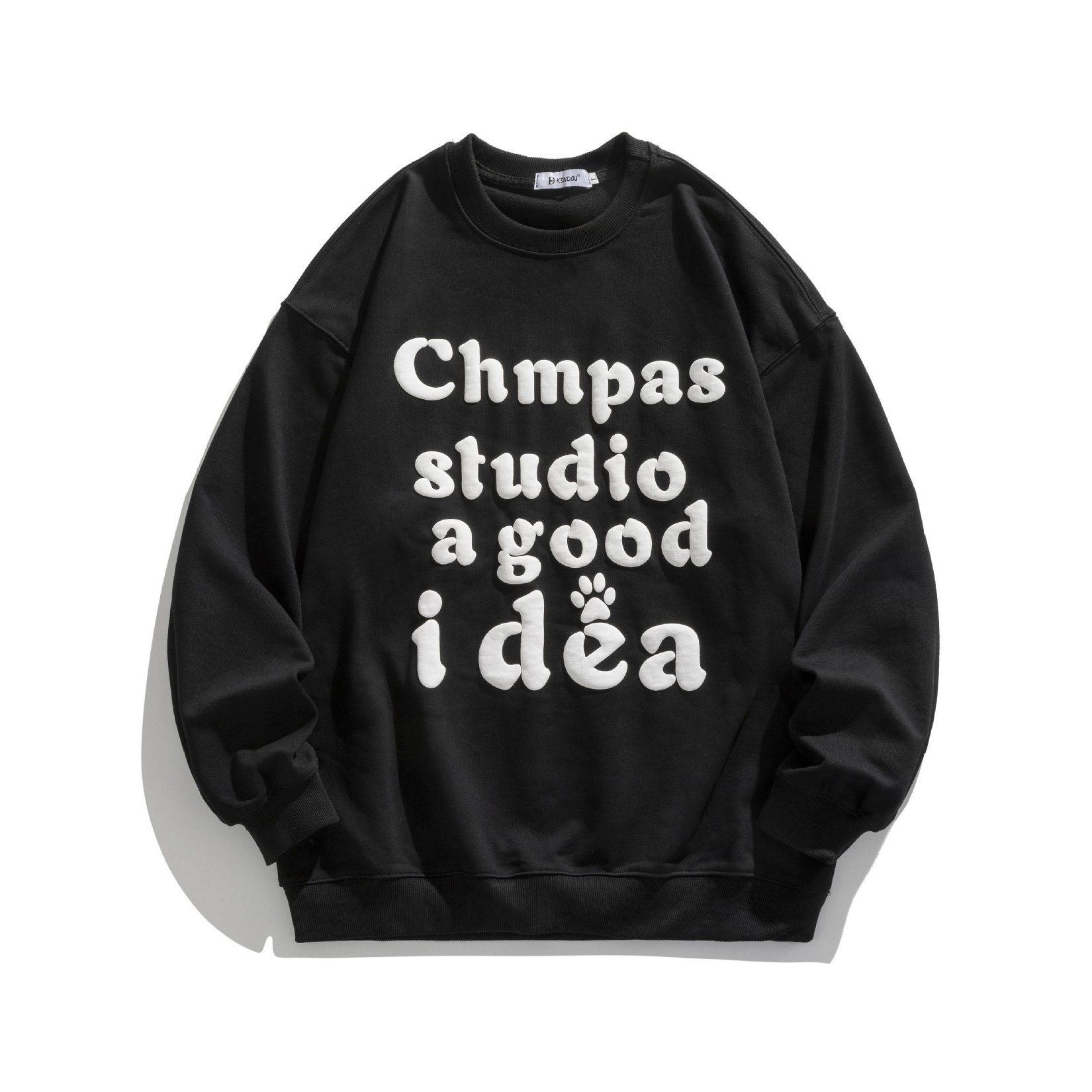 100% cotton 500gsm puff printing hoodie custom men's hoodies&sweatshirts heavyweight boxy men hoodies oversized 600gsm
